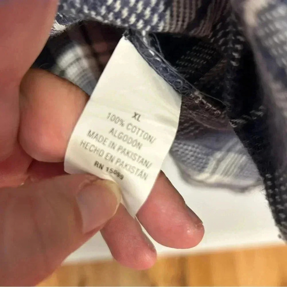 Men’s extra large craftsman long sleeve heavyweight flannel shirt button up. EPC - Picture 6 of 9